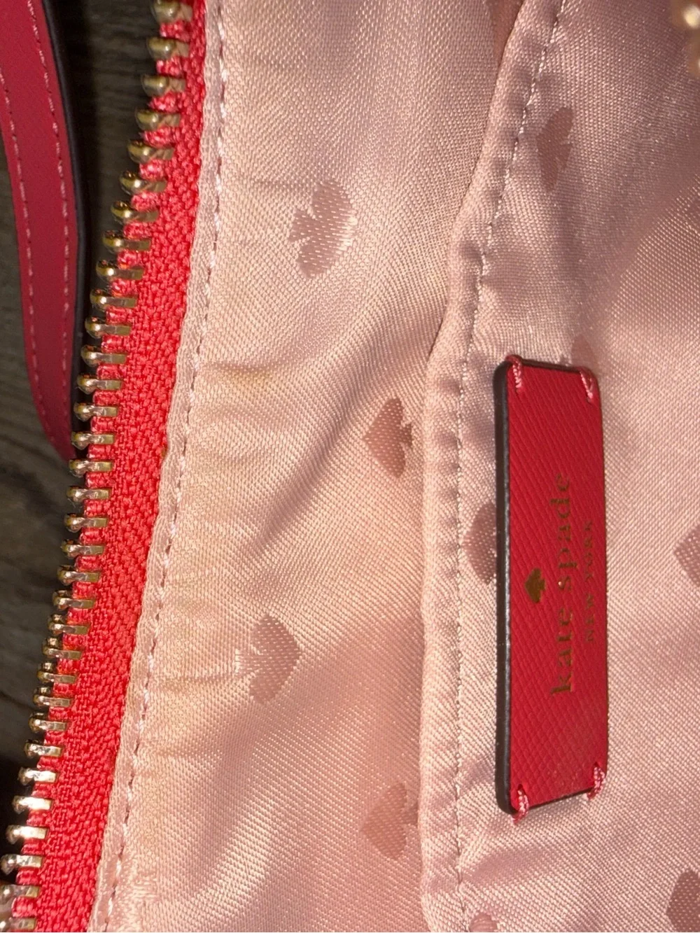 kate spade staci crossbody in dark watermelon gelato VGUC